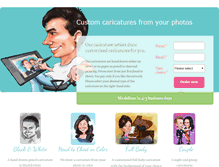 Tablet Screenshot of photocaricatures.com